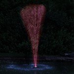 Floating Fountain with Color Changing LED Lights