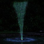 Floating Fountain with Color Changing LED Lights