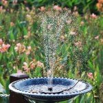 Solar Fountain Pump with 6 Nozzles for DIY Water Features