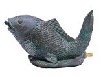 Verdigris Koi Decorative Fountain Kit with Pump
