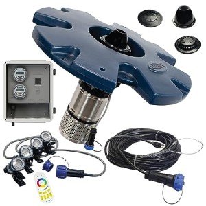 EcoSeries Floating Fountain with Color Changing LEDs