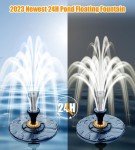 Upgraded Floating Pool Fountain with Light Show