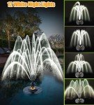 Upgraded Floating Pool Fountain with Light Show