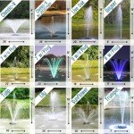 1 HP Floating Fountain with White Lights & 12 Patterns