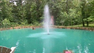 Floating Pond Fountain 3/4 HP with Timer