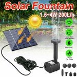 Solar Floating Fountain Pump for Garden Ponds