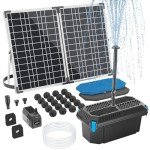 Solar Pond Filter & Pump Kit with Tubing