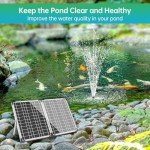 Solar Pond Filter & Pump Kit with Tubing