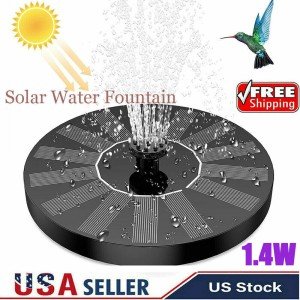Solar Mini Bird Bath Fountain for Outdoor Ponds