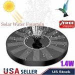 Solar Mini Bird Bath Fountain for Outdoor Ponds