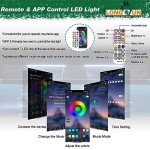 Colorful LED Waterfall Fountain with App Control
