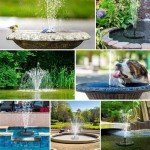 Solar Mini Bird Bath Fountain for Outdoor Ponds