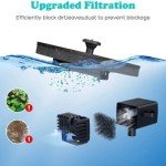 Solar Mini Bird Bath Fountain for Outdoor Ponds