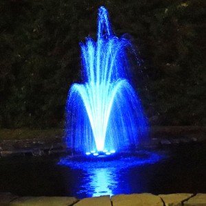 Ocean Mist Magic Floating Pond Fountain with LEDs