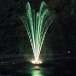 Ocean Mist Magic Floating Pond Fountain with LEDs