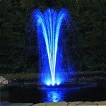 Ocean Mist Magic Floating Pond Fountain with LEDs