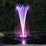 Ocean Mist Magic Floating Pond Fountain with LEDs