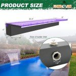 Multi-Color LED Acrylic Fountain for Ponds
