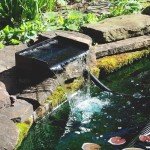 Stainless Steel Pond Waterfall Kit with Pump
