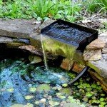 Stainless Steel Pond Waterfall Kit with Pump