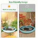 Solar Fountain Pump with 4 Floating Poles