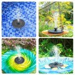 Solar Fountain Pump with 4 Floating Poles