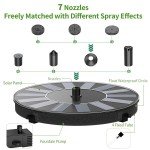 Solar Fountain Pump with 4 Floating Poles