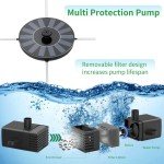 Solar Fountain Pump with 4 Floating Poles