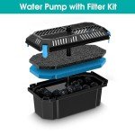 Solar Pond Fountain Pump Kit with Filter Box