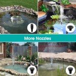 Solar Pond Fountain Pump Kit with Filter Box