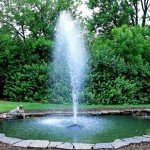 Powerful 1/3 HP Floating Pond Fountain Kit
