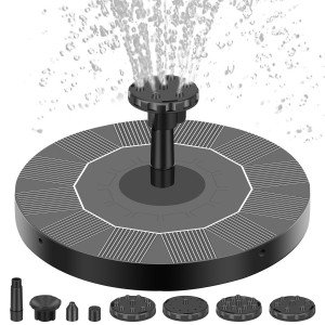 Solar Floating Fountain Pump for Bird Baths