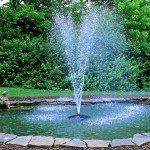 Powerful 1/3 HP Floating Pond Fountain Kit