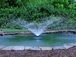 Powerful 1/3 HP Floating Pond Fountain Kit