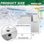 Outdoor Waterfall Fountain with App Control & LED Lights