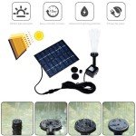 Solar Floating Fountain Water Pump for Gardens