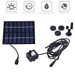 Solar Floating Fountain Water Pump for Gardens