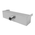 Stainless Steel Waterfall Fountain with LED Lights