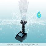 Solar Floating Fountain Water Pump for Gardens