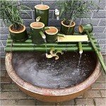 Bamboo Water Fountain Kit with Pump - 27.5”