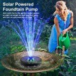 Colorful Solar Floating Pool Fountain with LED Lights