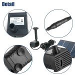 Solar Water Fountain Pump with 4 Nozzles