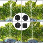 Solar Powered Floating Bird Bath Fountain