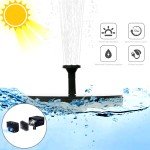 Solar Powered Floating Bird Bath Fountain