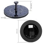 Solar Powered Floating Bird Bath Fountain
