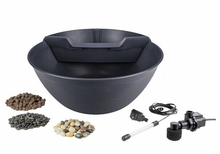 Aquascape AquaGarden Mini Pond Kit, Mocha or Steel Gray Color