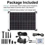 ECO-WORTHY 25W Solar Water Fountain Pump Kit