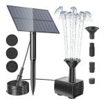 Solar Floating Fountain Pump for Bird Baths
