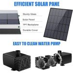 Solar Floating Fountain Pump for Bird Baths