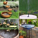 Solar Floating Fountain Pump for Bird Baths